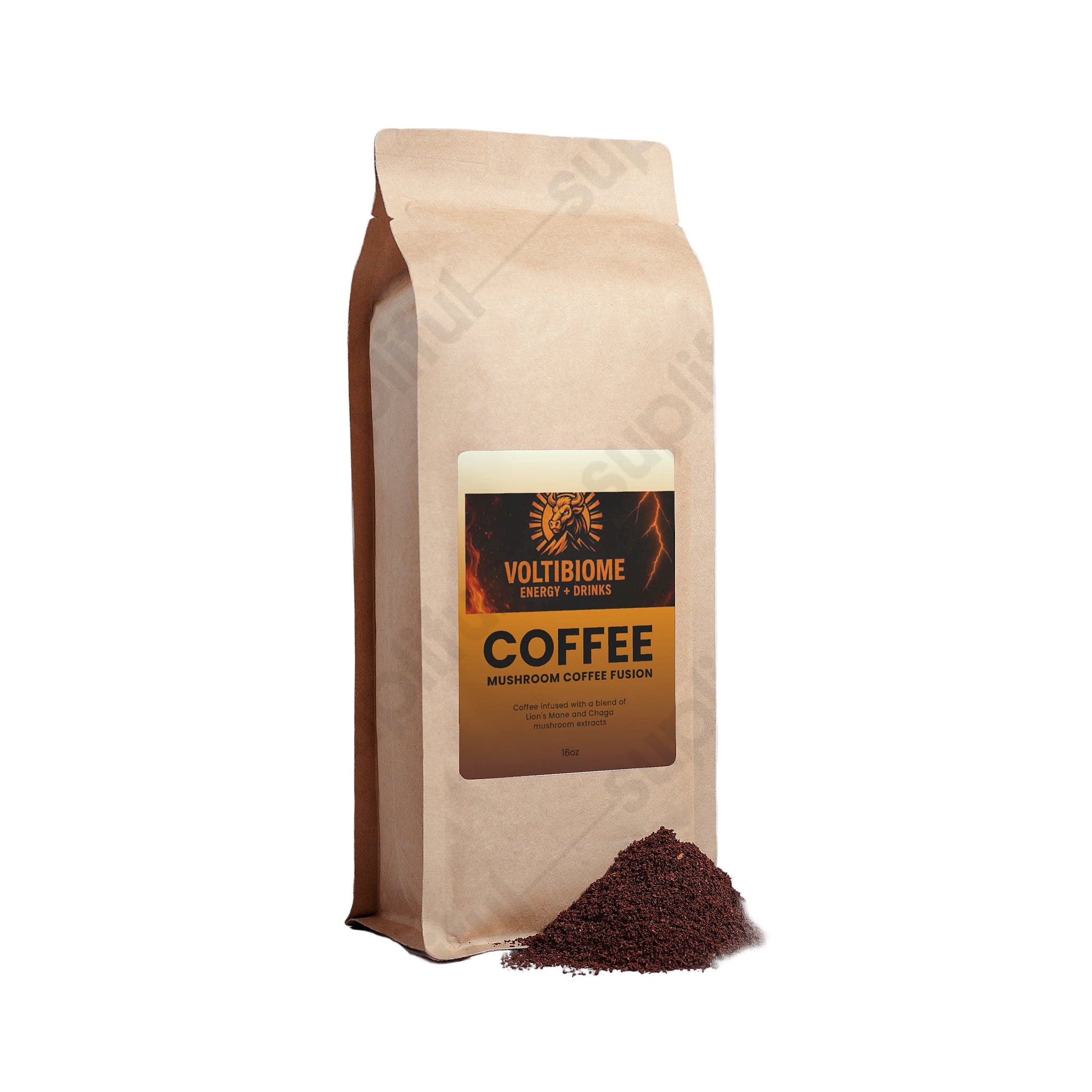 Mushroom Coffee Fusion - Lion’s Mane & Chaga 16oz