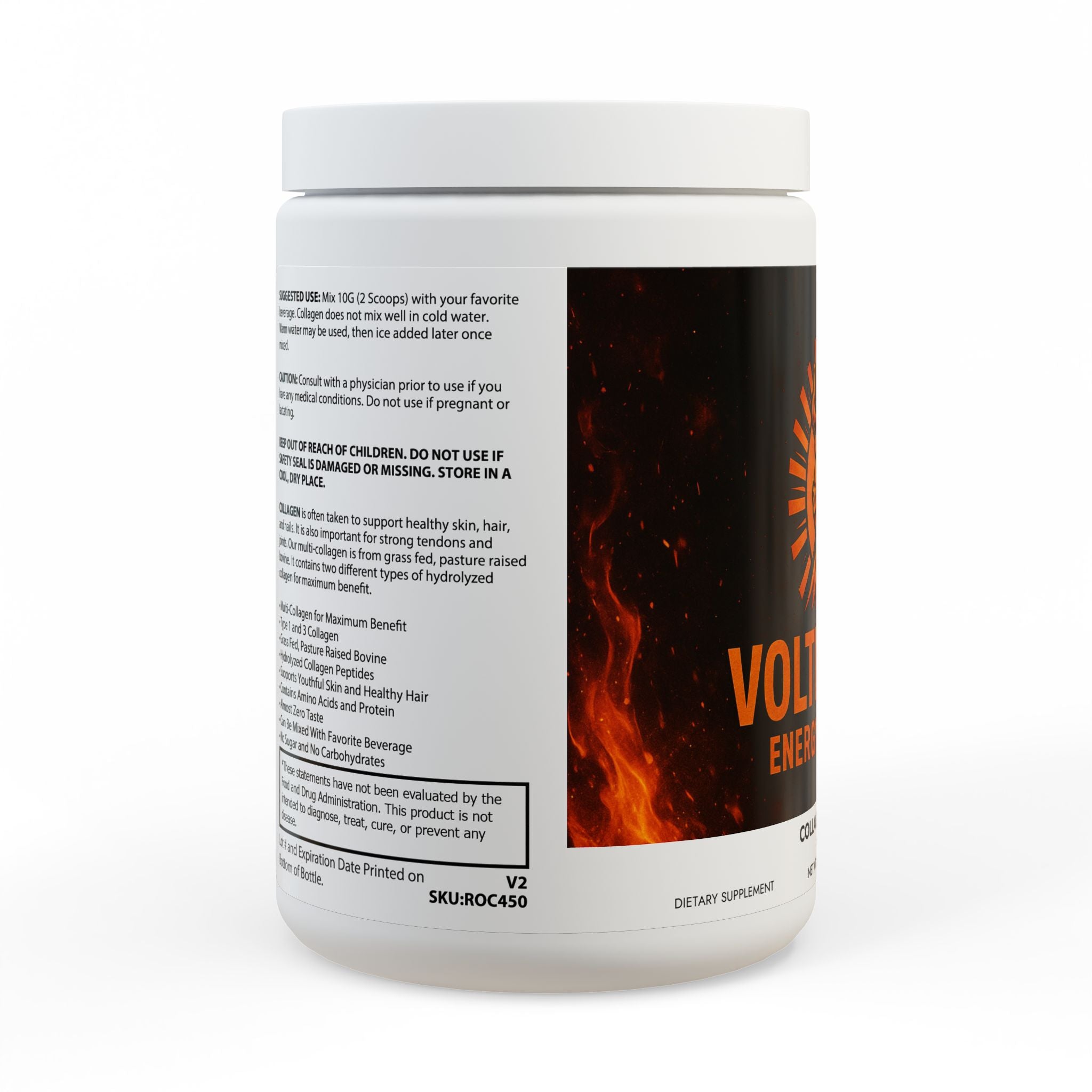Collagen Peptides Type I & III Supplement (350g, 12.3oz)