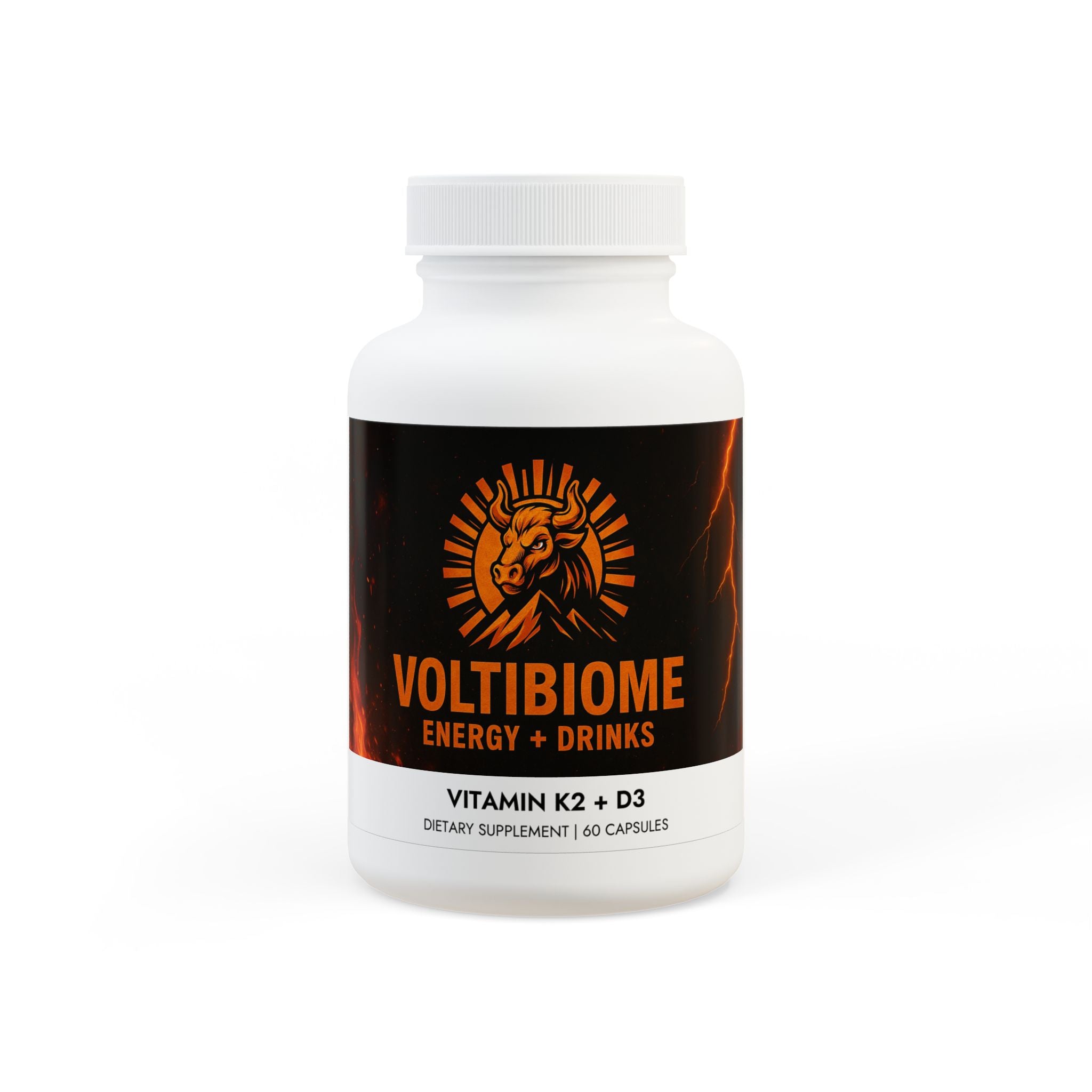 Vitamin K2 + D3 Supplement (60 Capsules)