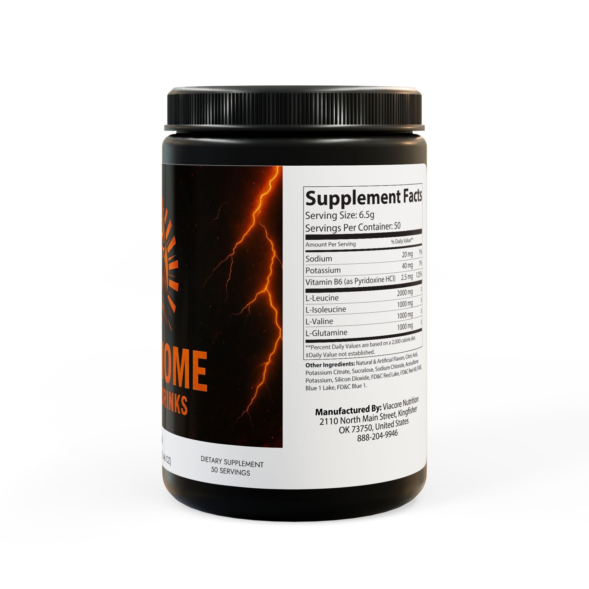 BCAA Supplement, Grape (325g, 11.46oz, 50 servings)