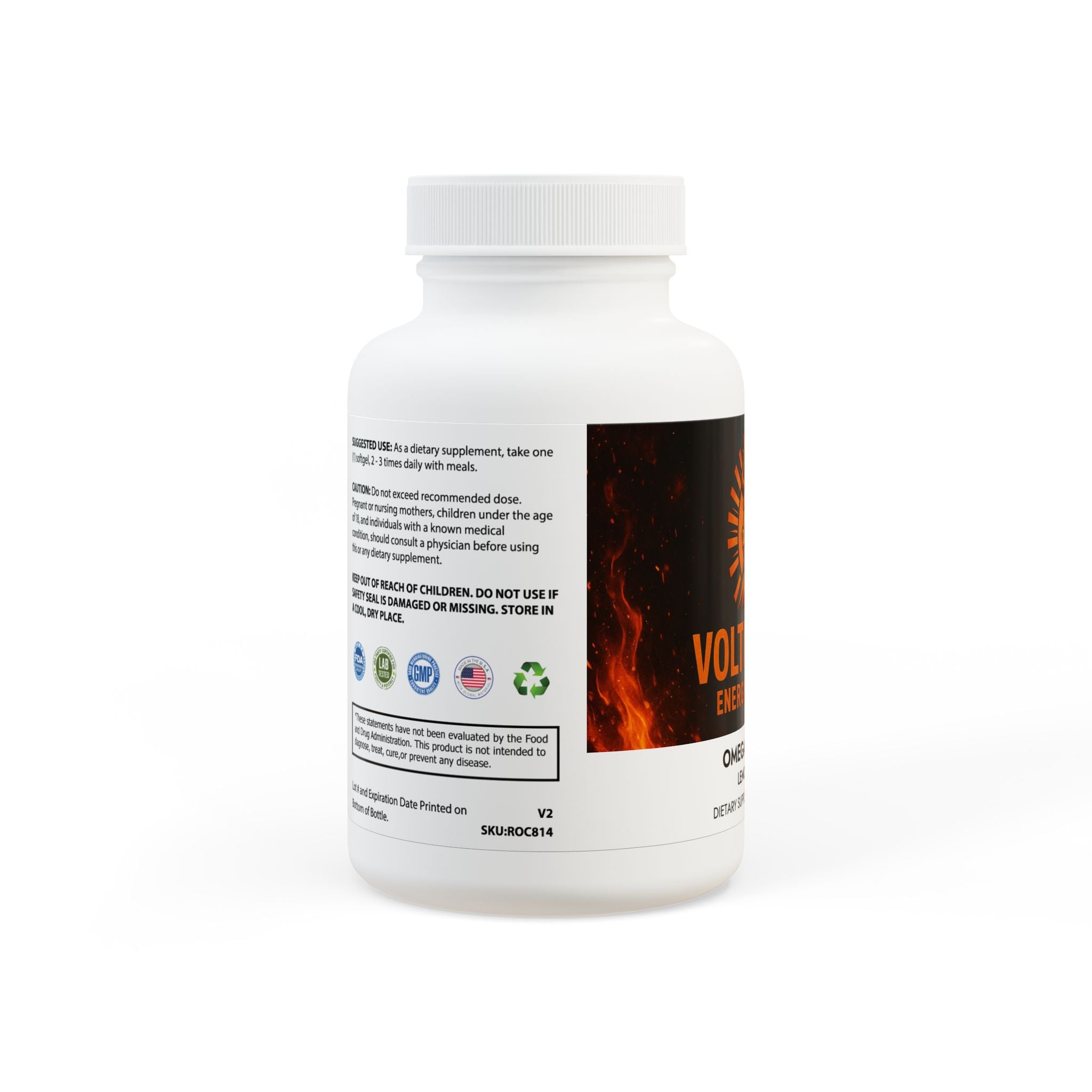 Omega 3 Fish Oil Supplement (60 Softgels)